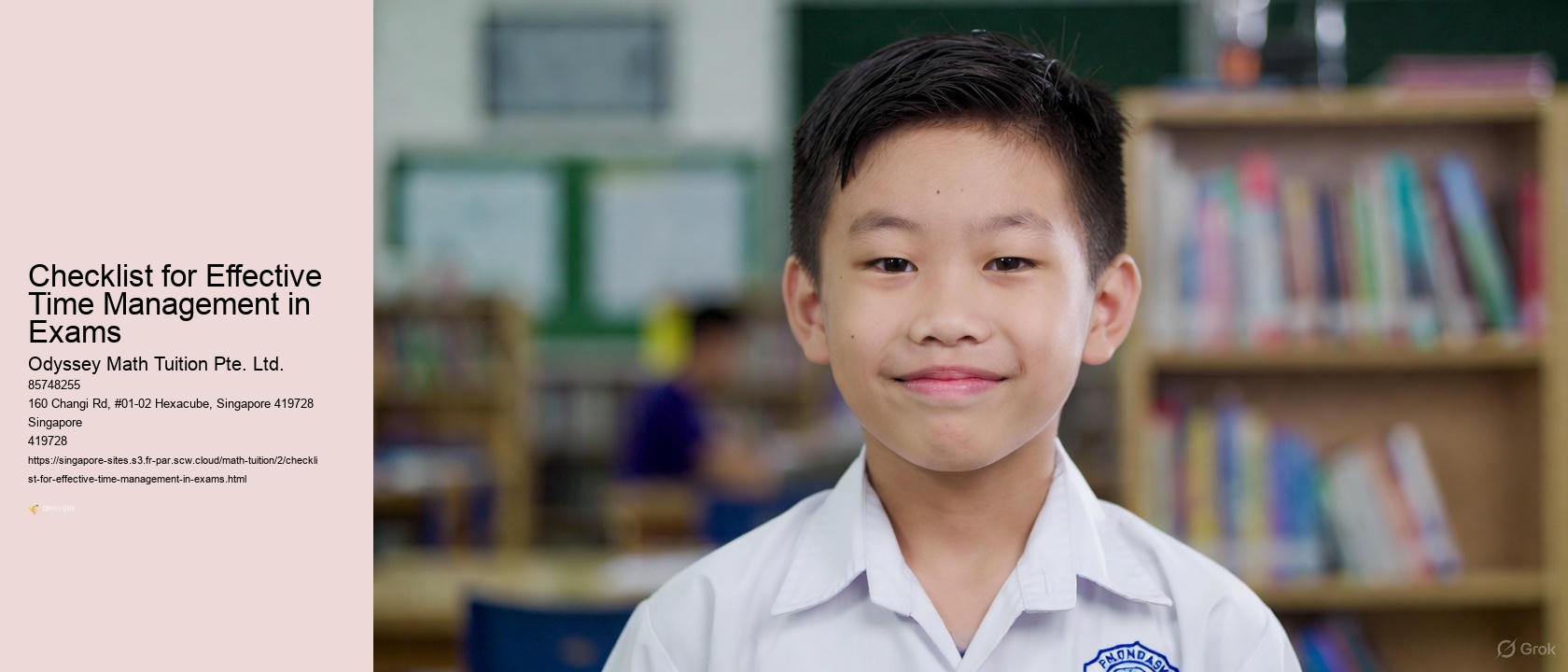 Checklist for Effective Time Management in Exams