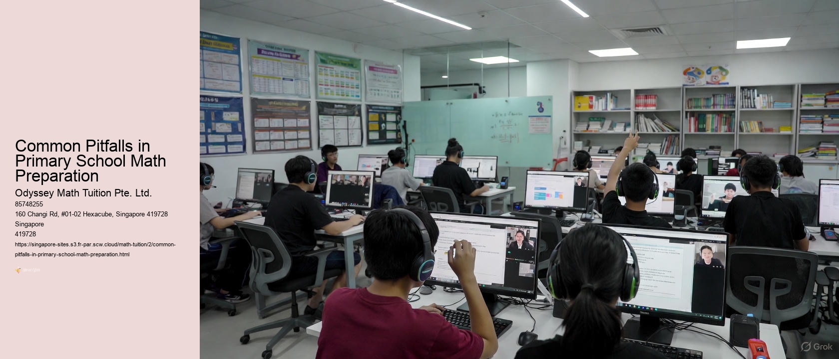 Common Pitfalls in Primary School Math Preparation