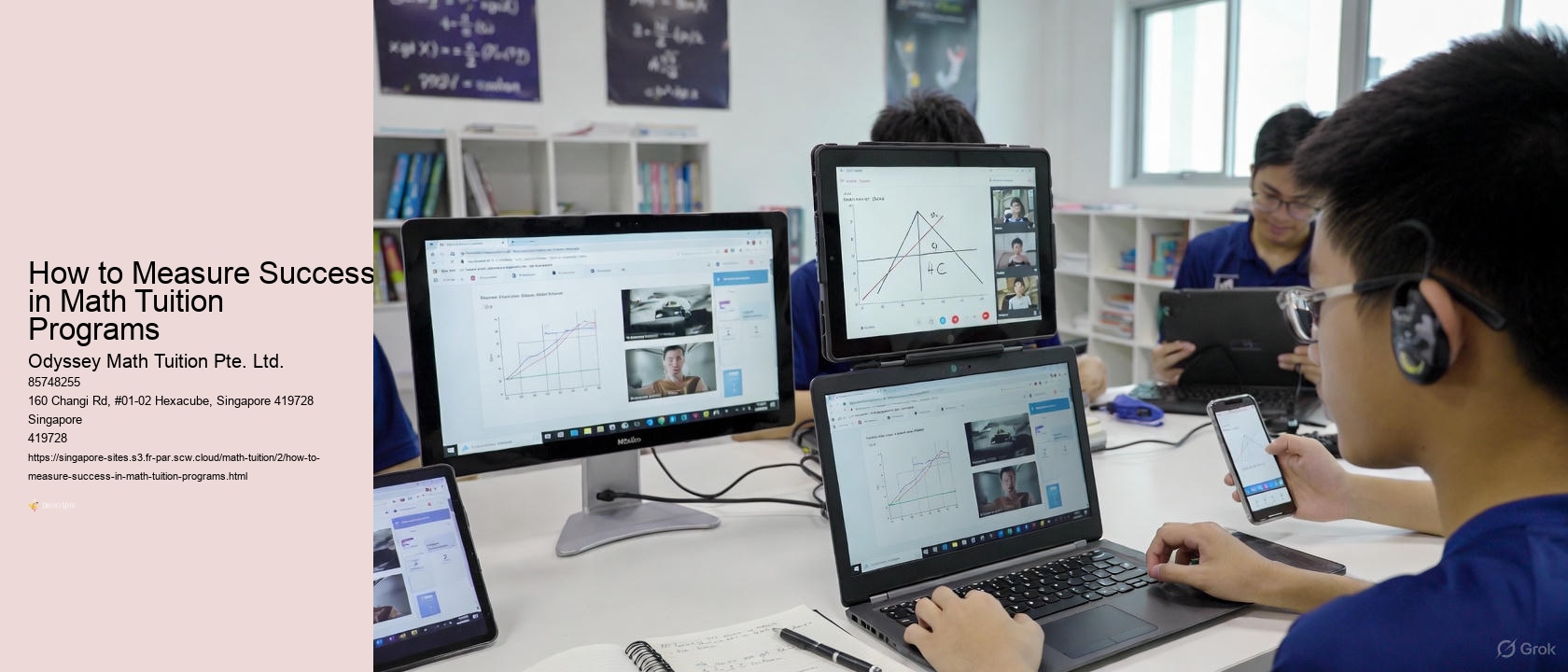 How to Measure Success in Math Tuition Programs