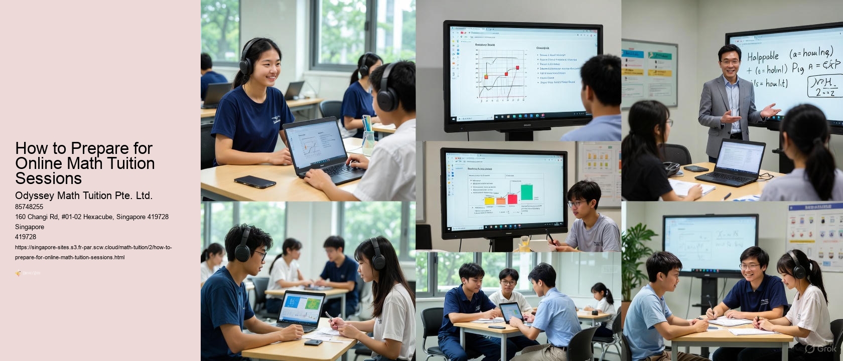 How to Prepare for Online Math Tuition Sessions