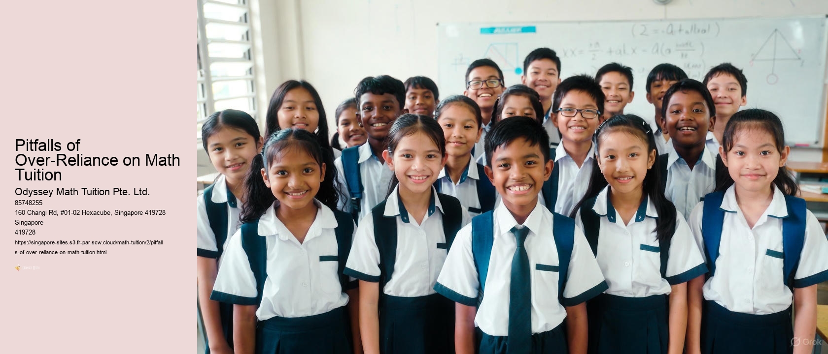 Pitfalls of Over-Reliance on Math Tuition