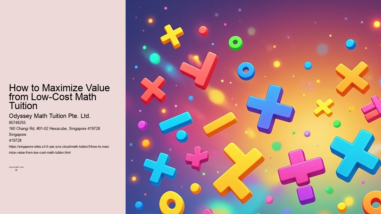 How to Maximize Value from Low-Cost Math Tuition