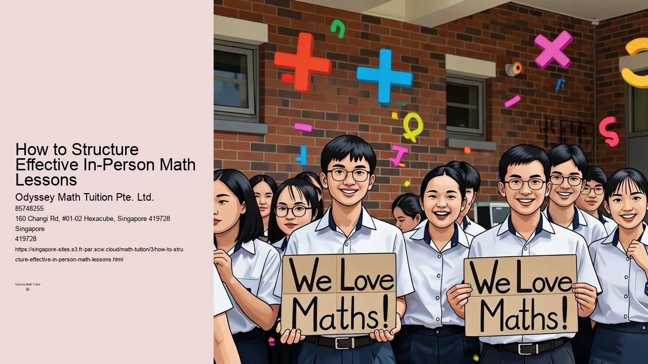 How to Structure Effective In-Person Math Lessons