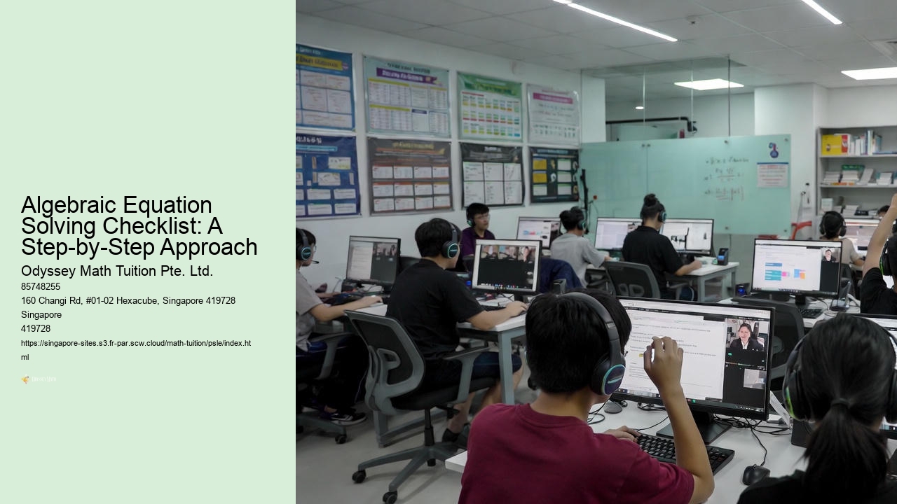 Algebraic Equation Solving Checklist: A Step-by-Step Approach